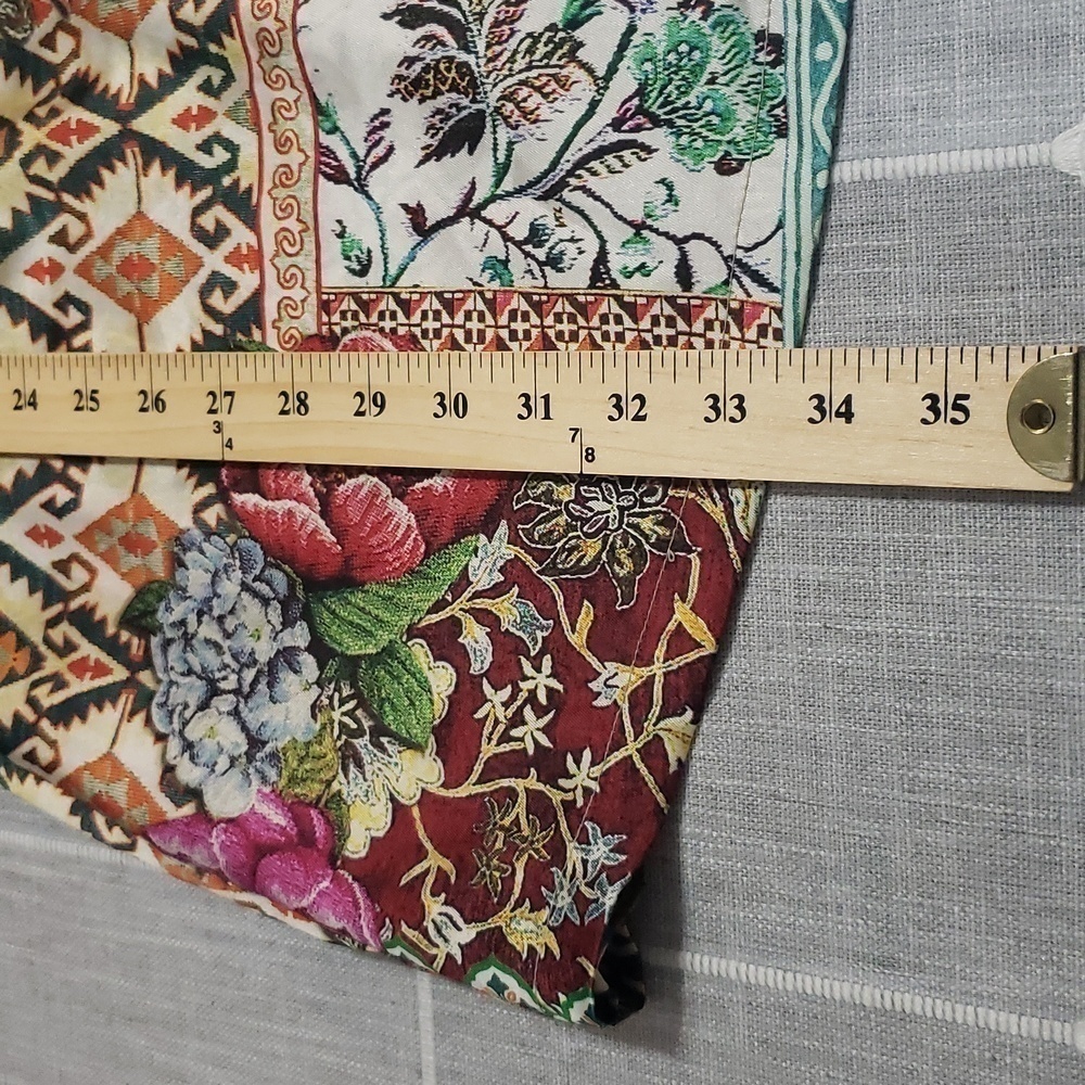 Zara PATCHWORK PRINT DRESS, SIZE S - Picture 11 of 15
